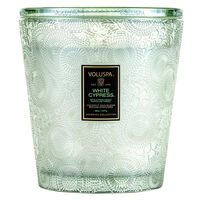 White Cypress 3-Wick Candle, small